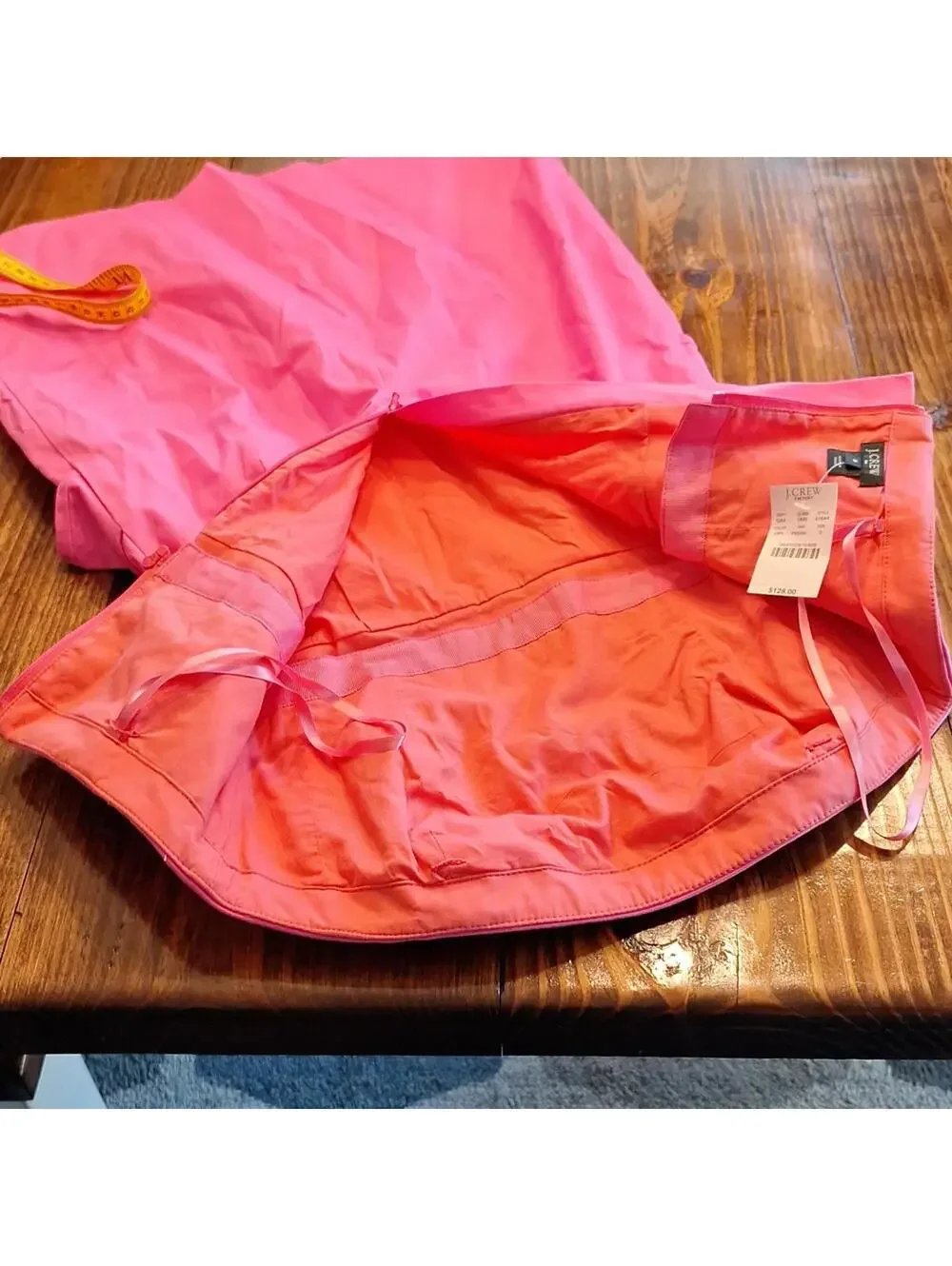 Nwt J Crew Hot Pink Strapless Pencil Dress Size 0